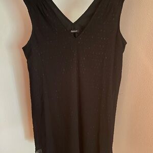 Madewell LBD Sparkle Silk Dress